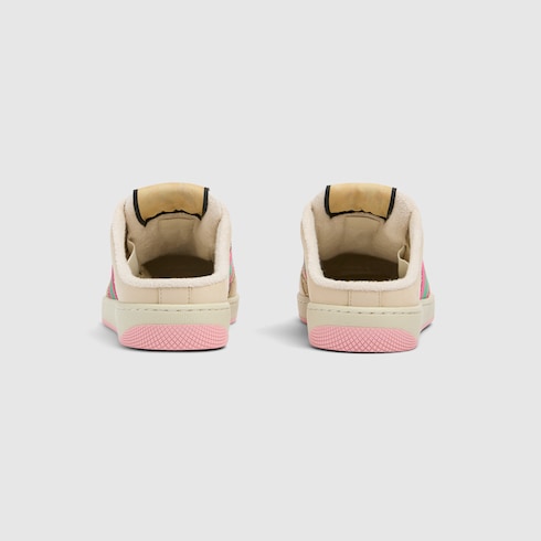 Women's Screener mule - camel and brown GG canvas