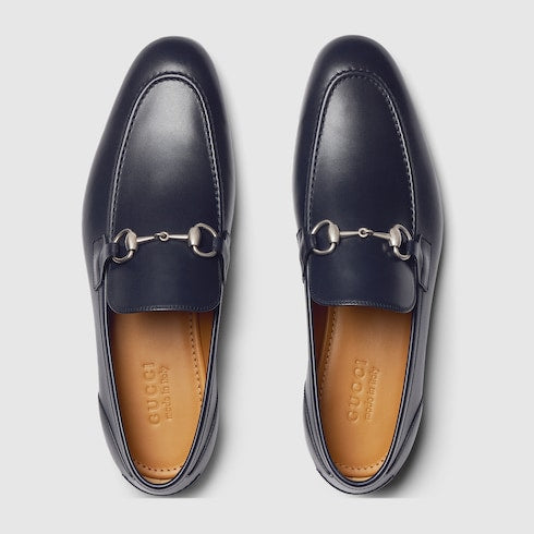 Men's Gucci Jordaan loafer - dark blue leather