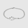 Gucci Horsebit diamond 18k bracelet - 18k white gold