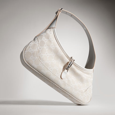 Jackie Slim medium shoulder bag - ivory GG canvas