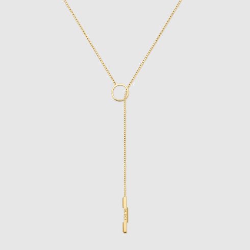 Gucci Link to Love 18k lariat necklace - 18k yellow gold