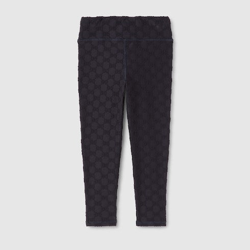 Children's GG jersey leggings - dark blue