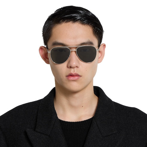 Aviator frame sunglasses - silver