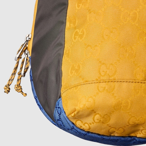 Children's GG nylon backpack - multicolor GG nylon