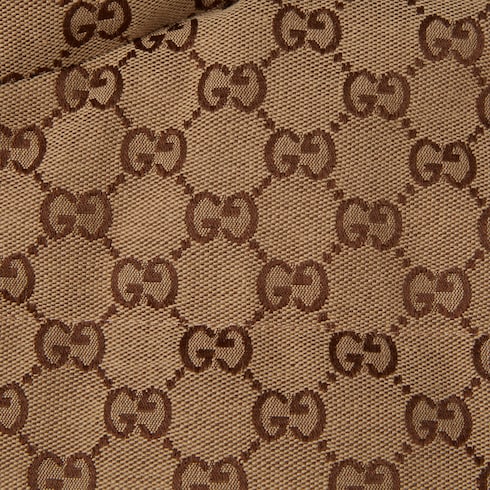 GG canvas bomber jacket - camel and ebony