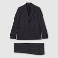 Wool mohair suit - black