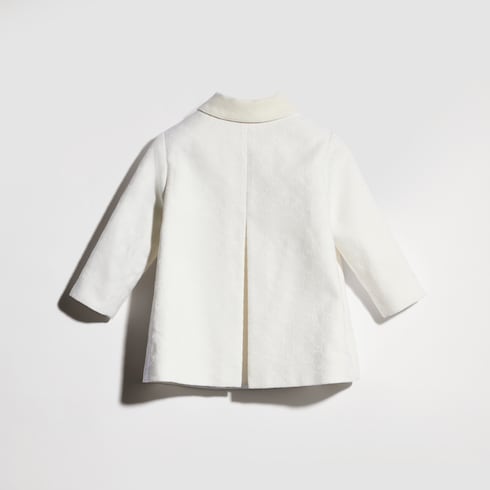Baby GG canvas coat - off white