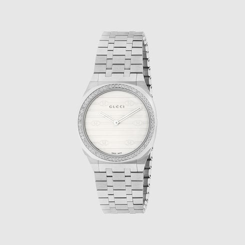 GUCCI 25H watch, 30mm - steel