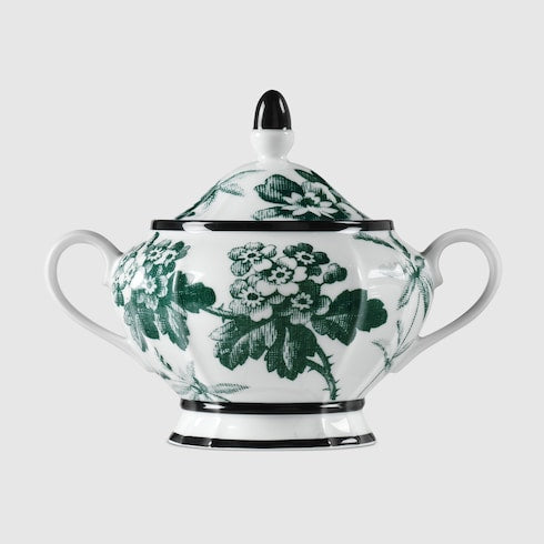 Green Herbarium Sugar Bowl - Green
