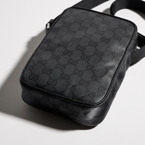 Gucci Essence Classic mini bag - black GG canvas