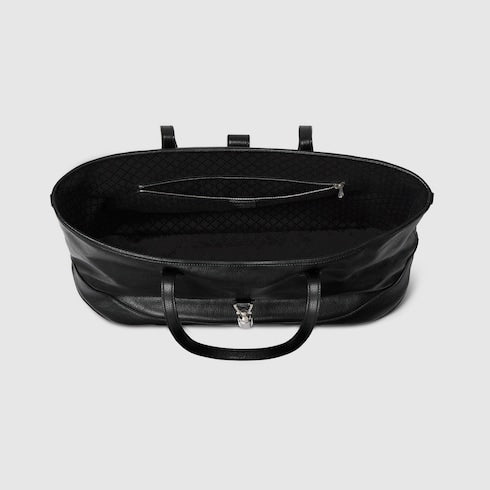 Gucci Jackie medium tote bag - black leather