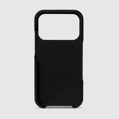 Case for iPhone 17 Pro - black leather