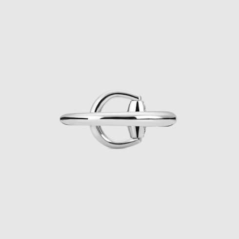 Gucci Horsebit diamond 18k ring - 18k white gold