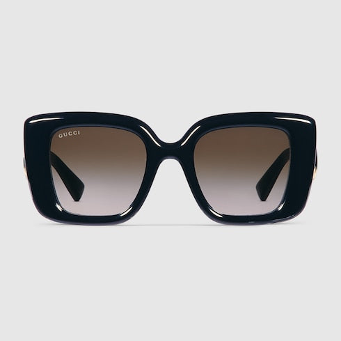 Butterfly frame sunglasses - black