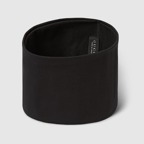 Knitted headband - black
