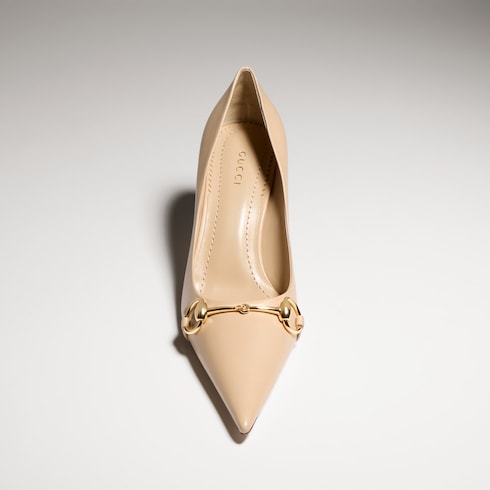 Women's Donna pump - beige leather