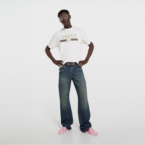 Men's Stretch low-top sneaker - pink leather