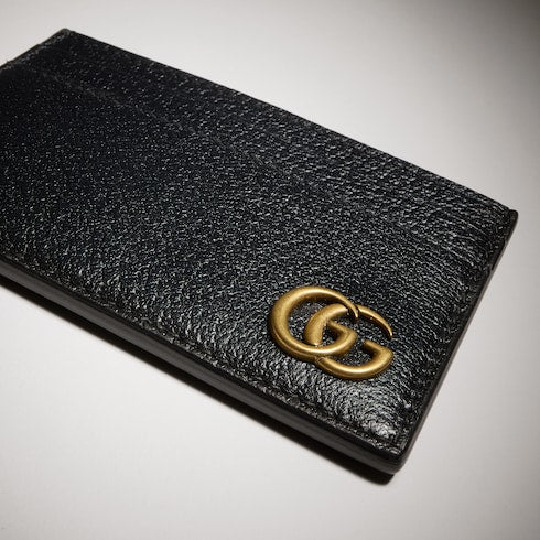 GG Marmont card case - black leather