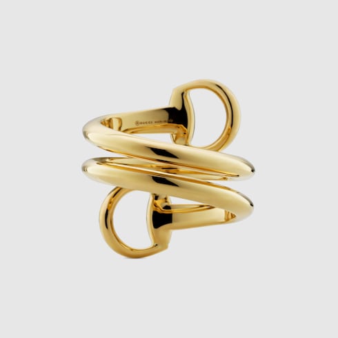 Gucci Horsebit 18k contrarie ring - 18k yellow gold