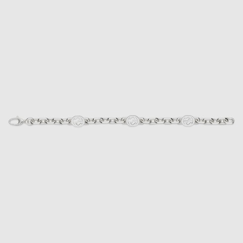Gucci Interlocking chain bracelet - 925 sterling silver