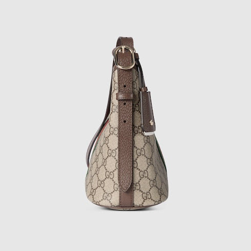 Ophidia small shoulder bag - beige & brown