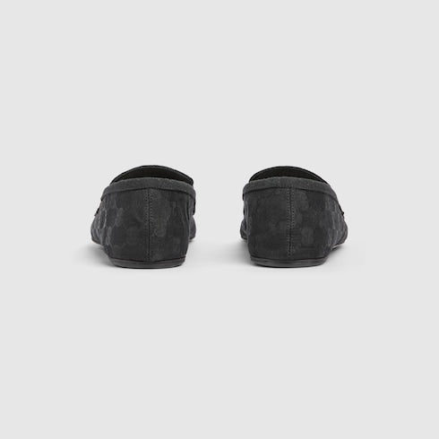 Women's Ragazzo loafer - black GG canvas