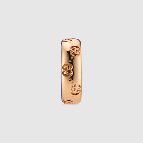 Icon 18k GG thin ring - 18k rose gold