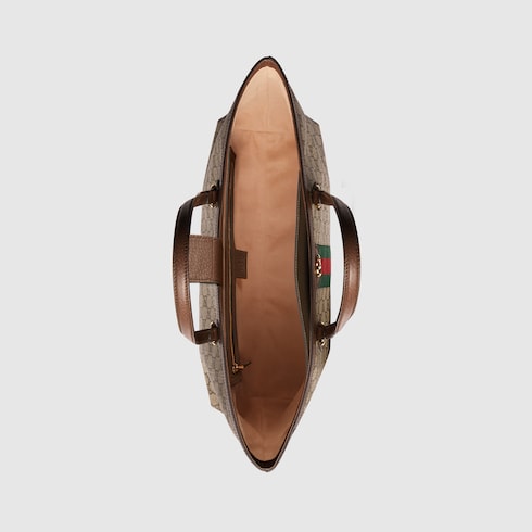 Ophidia GG Medium Tote - Beige & Ebony