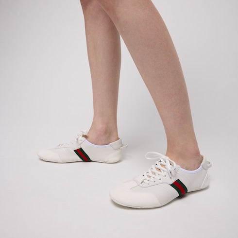 Women's Flex sneaker - white suede and leather