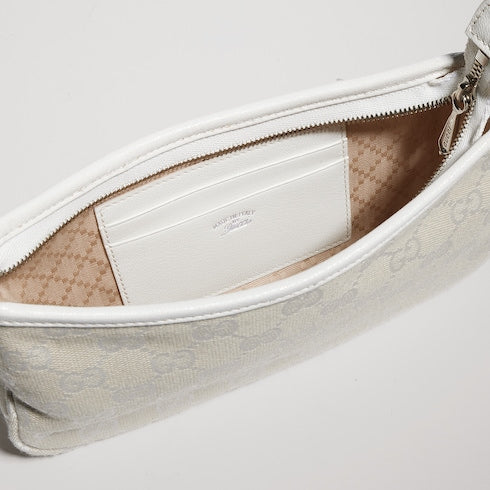 Gossip small shoulder bag - ivory GG canvas