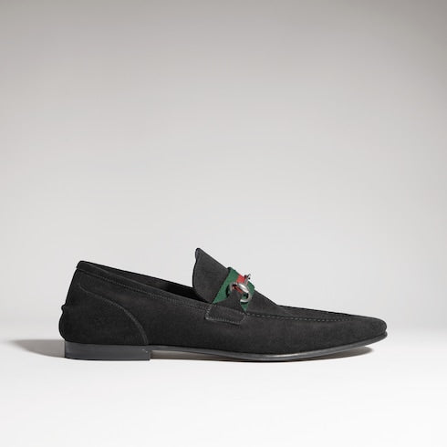 Men's Gucci Como loafer - black soft suede