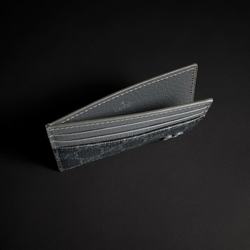 Grey trim GG card case - black GG Supreme
