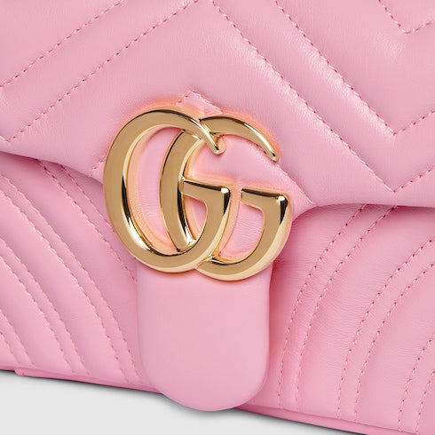 GG Marmont small shoulder bag - light pink leather