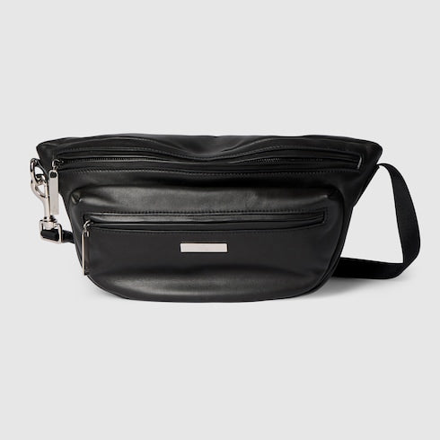 Gucci Tag medium crossbody bag - black leather