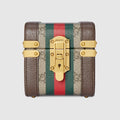 Gucci Savoy mini rigid beauty case - beige and ebony Supreme