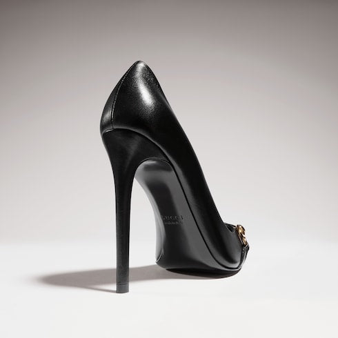 Women's Donna pump - black leather