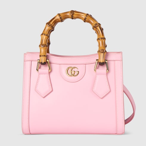 Gucci Diana small tote bag - light pink leather