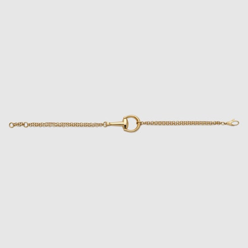 Gucci Horsebit 18k chain bracelet - 18k yellow gold