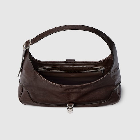 Gucci Jackie 1961 medium shoulder bag - dark brown leather