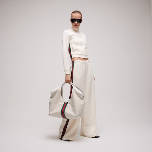 Gucci Giglio large tote bag - ivory GG canvas