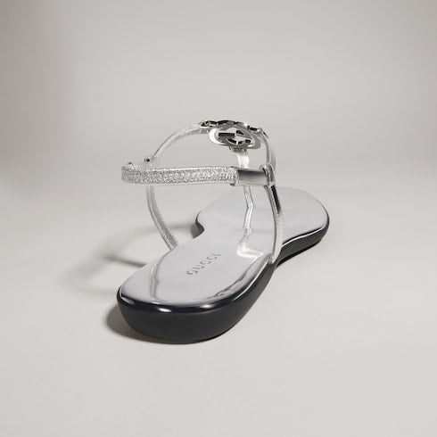thong sandal with Interlocking G - Women's