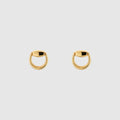Gucci Horsebit 18K stud earrings - 18k yellow gold