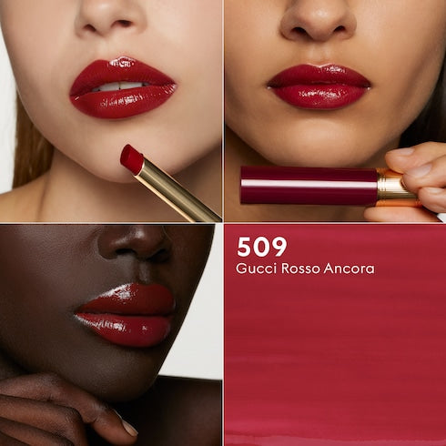 509 Gucci Rosso Ancora, Rouge De Beauté Brillant - 509 Gucci Rosso Ancora