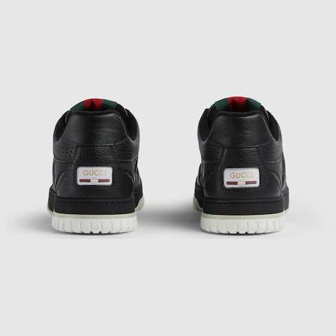 Men's Gucci Re-Web sneaker - black GG leather