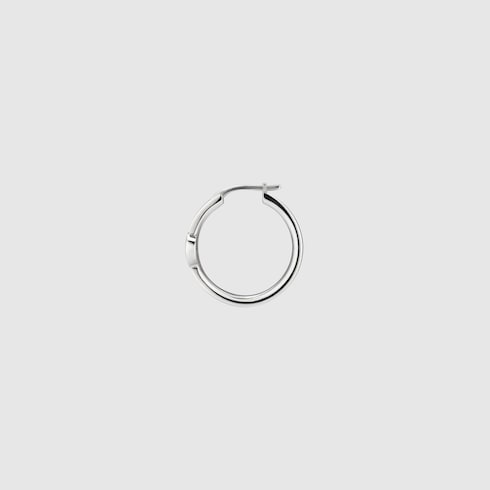 Gucci Interlocking hoop earrings - 925 sterling silver