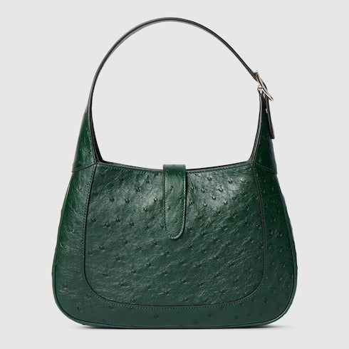 Gucci Jackie 1961 ostrich medium bag - green