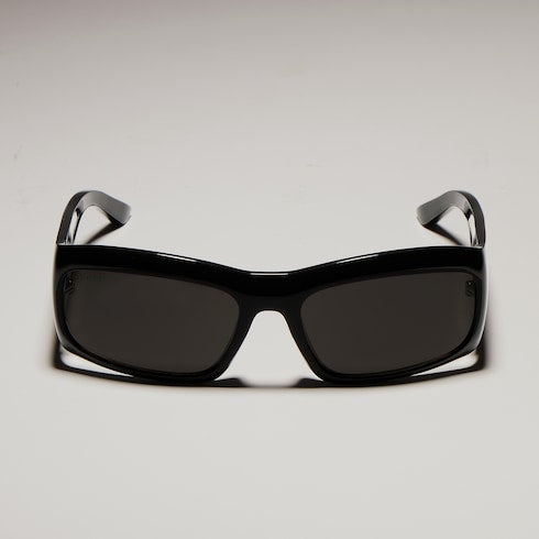 Rectangular frame sunglasses - black