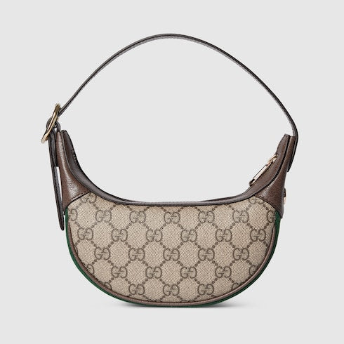Ophidia small shoulder bag - beige and brown GG fabric