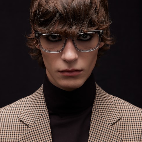 Rectangular optical frame - grey