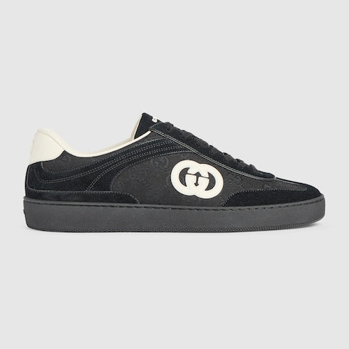 Men's G75 sneaker - black suede